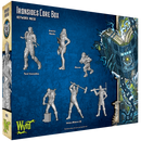 Malifaux (M3E) The Arcanists “Ironsides Core Box”, 32 mm Scale Model Plastic Figure Back of Box