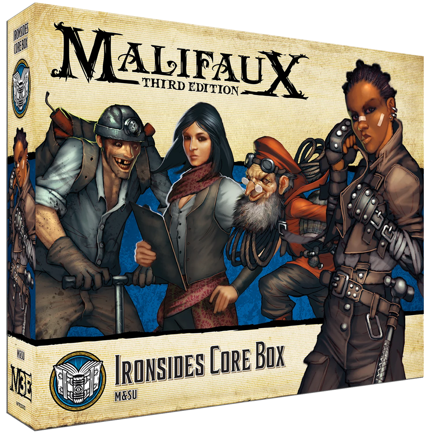 Malifaux (M3E) The Arcanists “Ironsides Core Box”, 32 mm Scale Model Plastic Figure