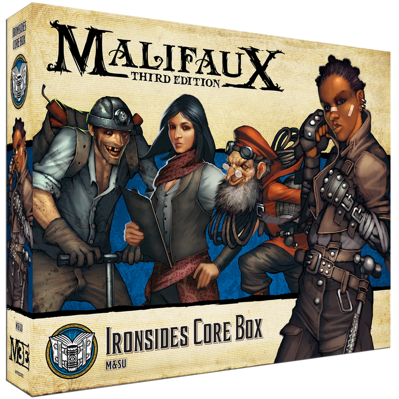 Malifaux (M3E) The Arcanists “Ironsides Core Box”, 32 mm Scale Model Plastic Figure