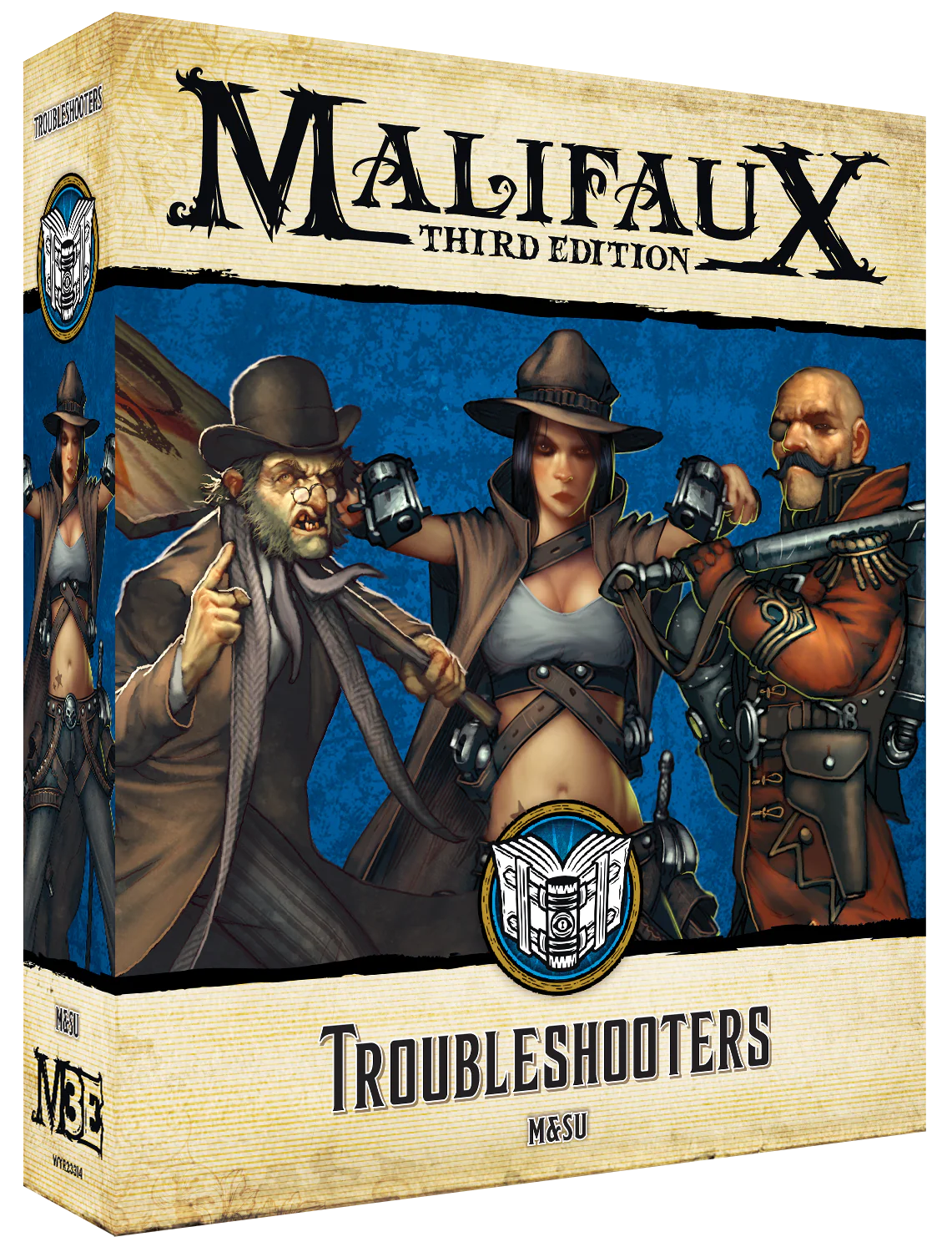 Malifaux (M3E) The Arcanists M&SU “Troubleshooters”, 32 mm Scale Model Plastic Figure