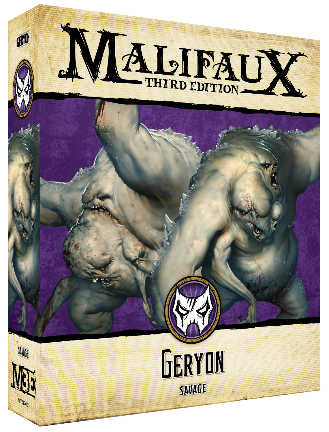 Malifaux (M3E) The Neverborn “Geryon”, 32 mm Scale Model Plastic Figures