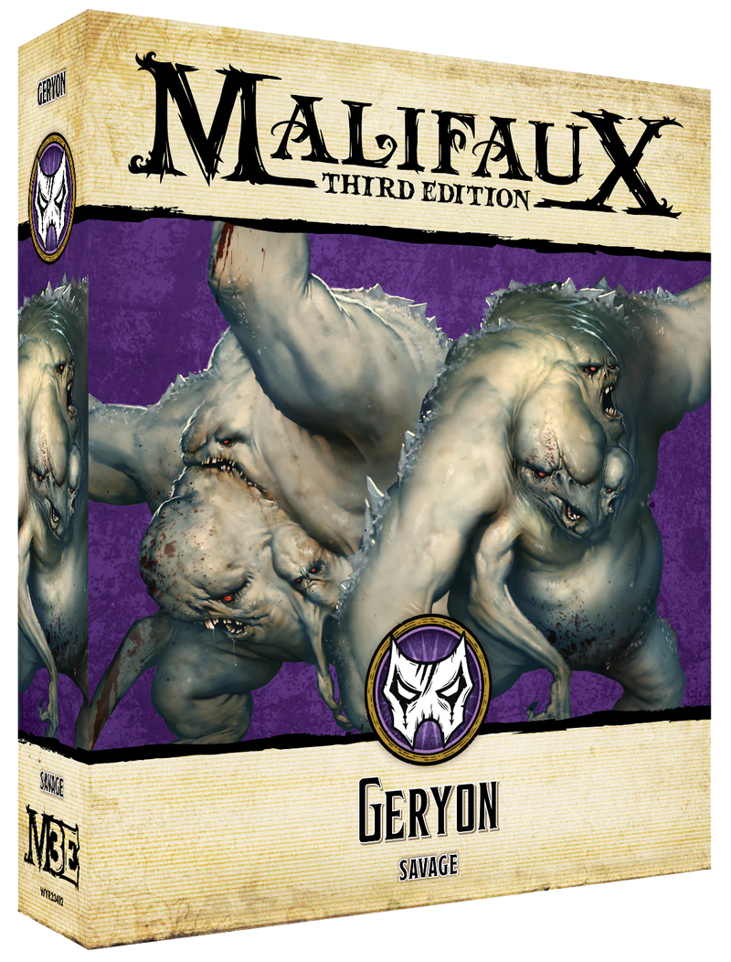 Malifaux (M3E) The Neverborn “Geryon”, 32 mm Scale Model Plastic Figures