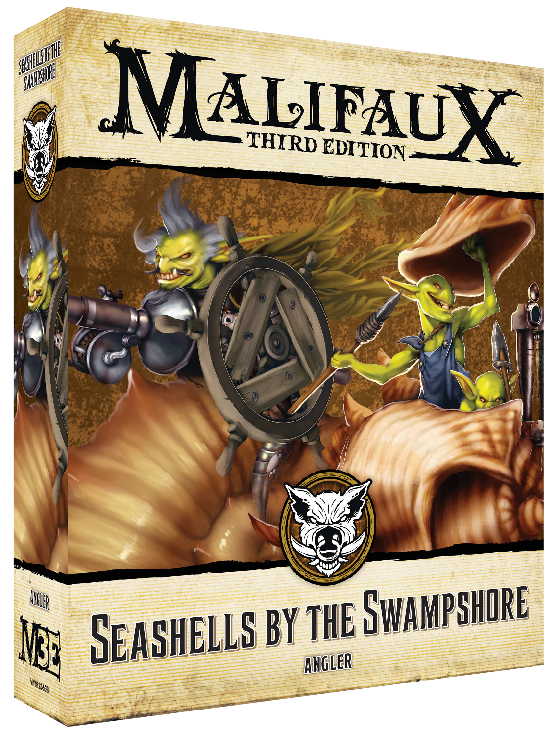 Malifaux (M3E) Bayou Angler “Seashells By The Swampshore”, 32 mm Scale Model Plastic Figure