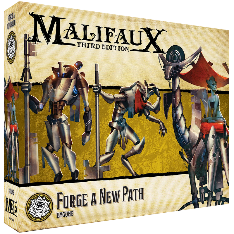 Malifaux (M3E) Outcast Bygone “Forge A New Path”, 32 mm Scale Model Plastic Figures
