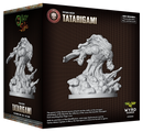 The Other Side Kimon “Tatarigami” Titan Box, 32 mm Scale Model Plastic Figure Back of Box