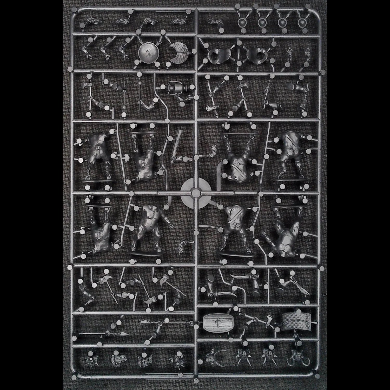 Wargames Atlantic Satyr Brutes 28mm Scale Plastic Miniatures Frame Front