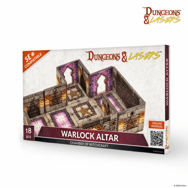 Dungeons & Lasers Warlock Altar Packaging