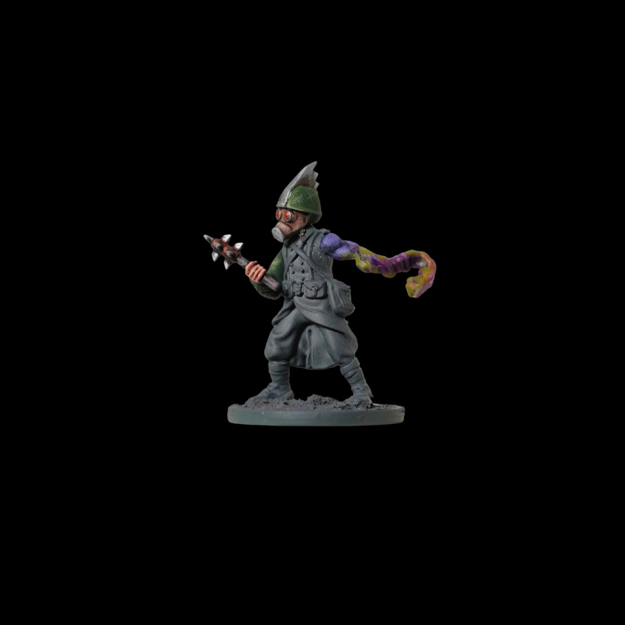 Close-up of horror-themed conbination conversion example