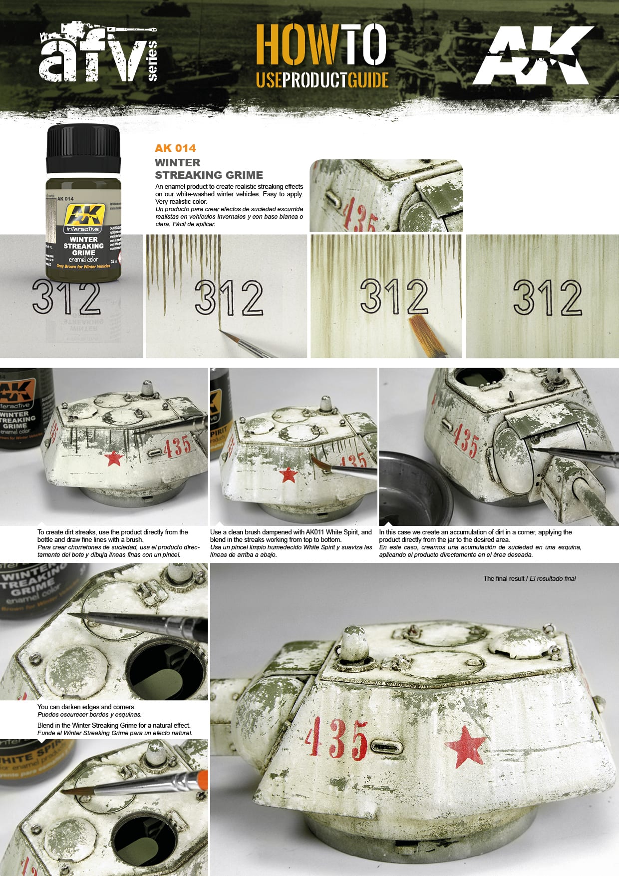 Streaking Effects Enamel Paint Set Rust Streaks How To Use Product Guide