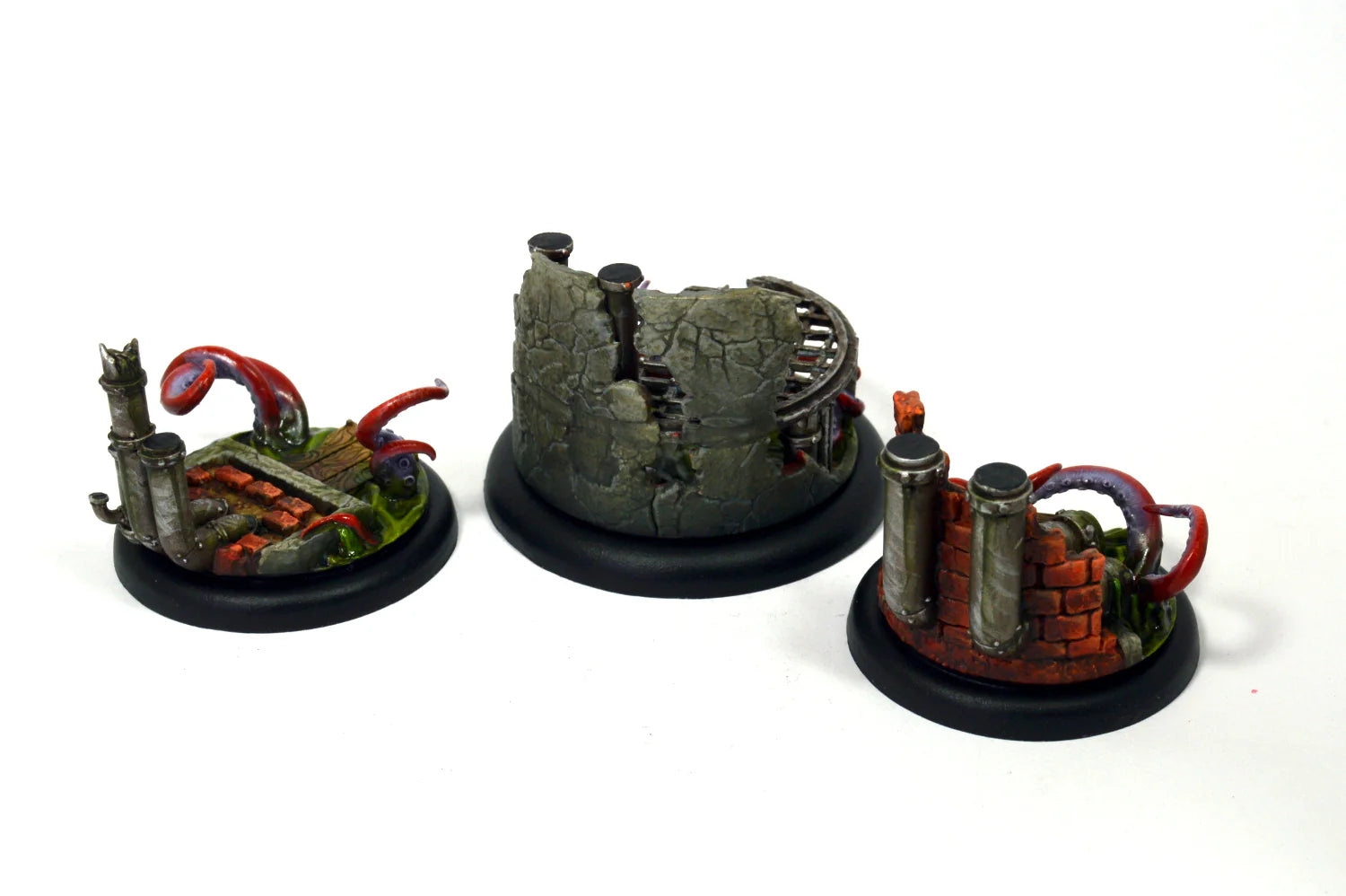 Wyrdscapes: Sewer 40 mm Base Rear View