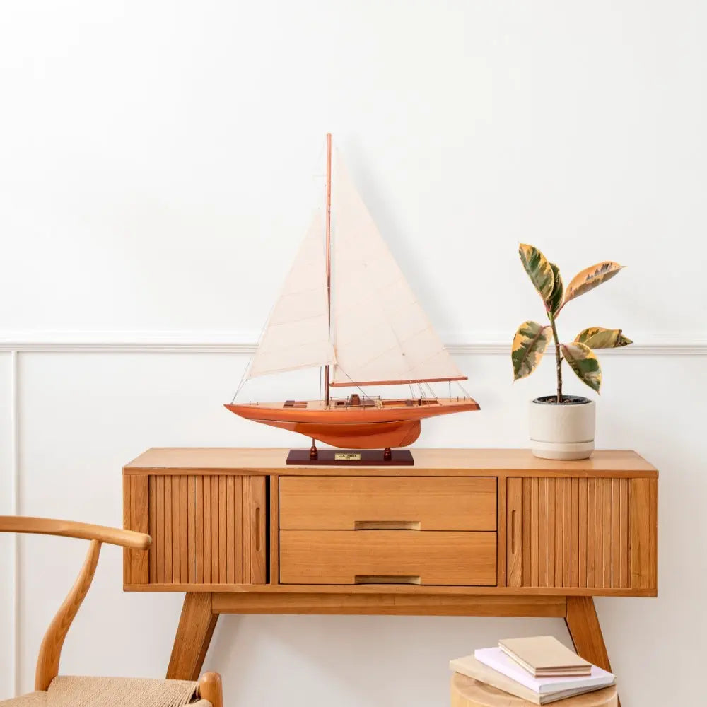 OMH 1958 Columbia Small Sailboat Model lifestyle view