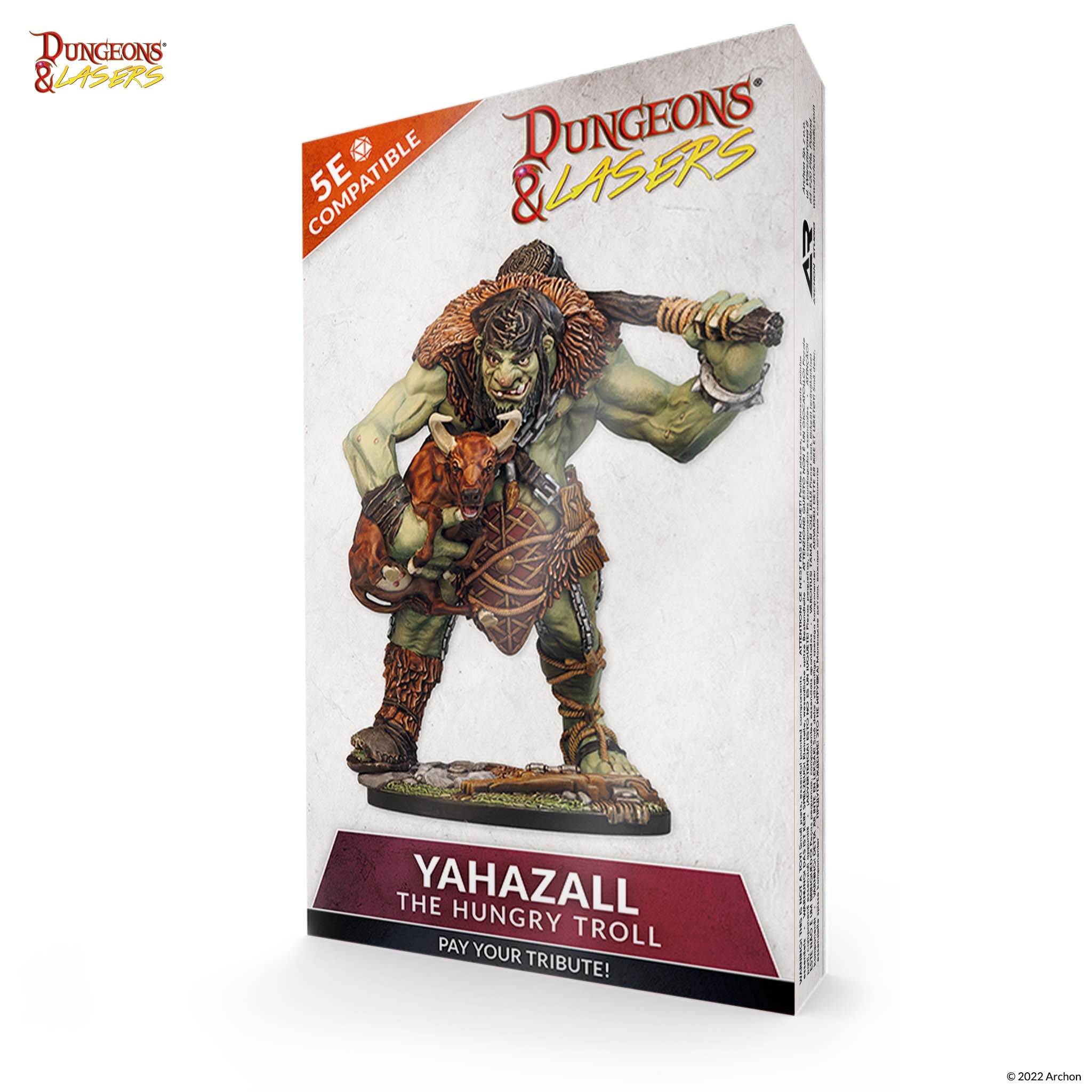 Dungeons & Lasers Yahazall The Hungry Troll Packaging