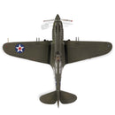 Curtiss P-40B Warhawk 47th Pursuit Squadron, Pearl Harbor 1941, 1:72 Scale Model Top View