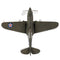 Curtiss P-40B Warhawk 47th Pursuit Squadron, Pearl Harbor 1941, 1:72 Scale Model Top View