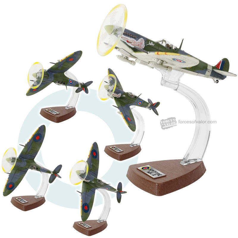 Supermarine Spitfire Mk.IX “MK210” 1944 1:72 Scale Model Stand Positions