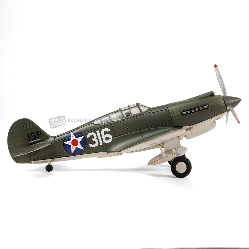 Curtiss P-40B Warhawk 47th Pursuit Squadron, Pearl Harbor 1941, 1:72 Scale Model Right Side View