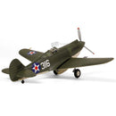 Curtiss P-40B Warhawk 47th Pursuit Squadron, Pearl Harbor 1941, 1:72 Scale Model Right Rear View