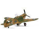 Curtiss P-40B / Tomahawk 81A-2 3rd Pursuit Squadron AVG “Flying Tigers” China 1942, 1:72 Scale Model Right Rear View