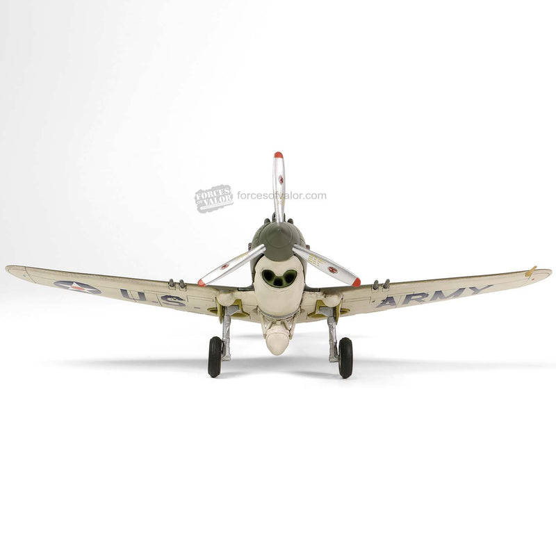 Curtiss P-40B Warhawk 47th Pursuit Squadron, Pearl Harbor 1941, 1:72 Scale Model Front View