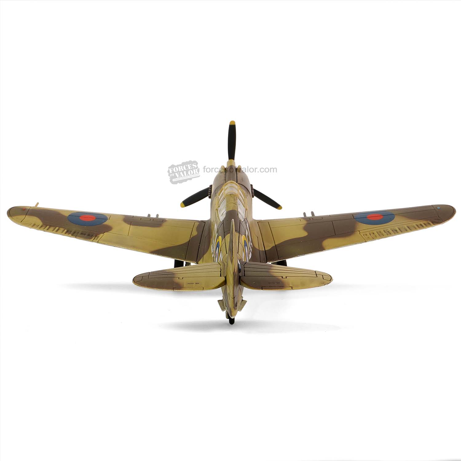 Curtiss P-40B / Tomahawk Mk IIB No.112 Squadron. RAF North Africa 1941, 1:72 Scale Model Rear View