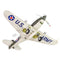Curtiss P-40B Warhawk 47th Pursuit Squadron, Pearl Harbor 1941, 1:72 Scale Model Bottom View