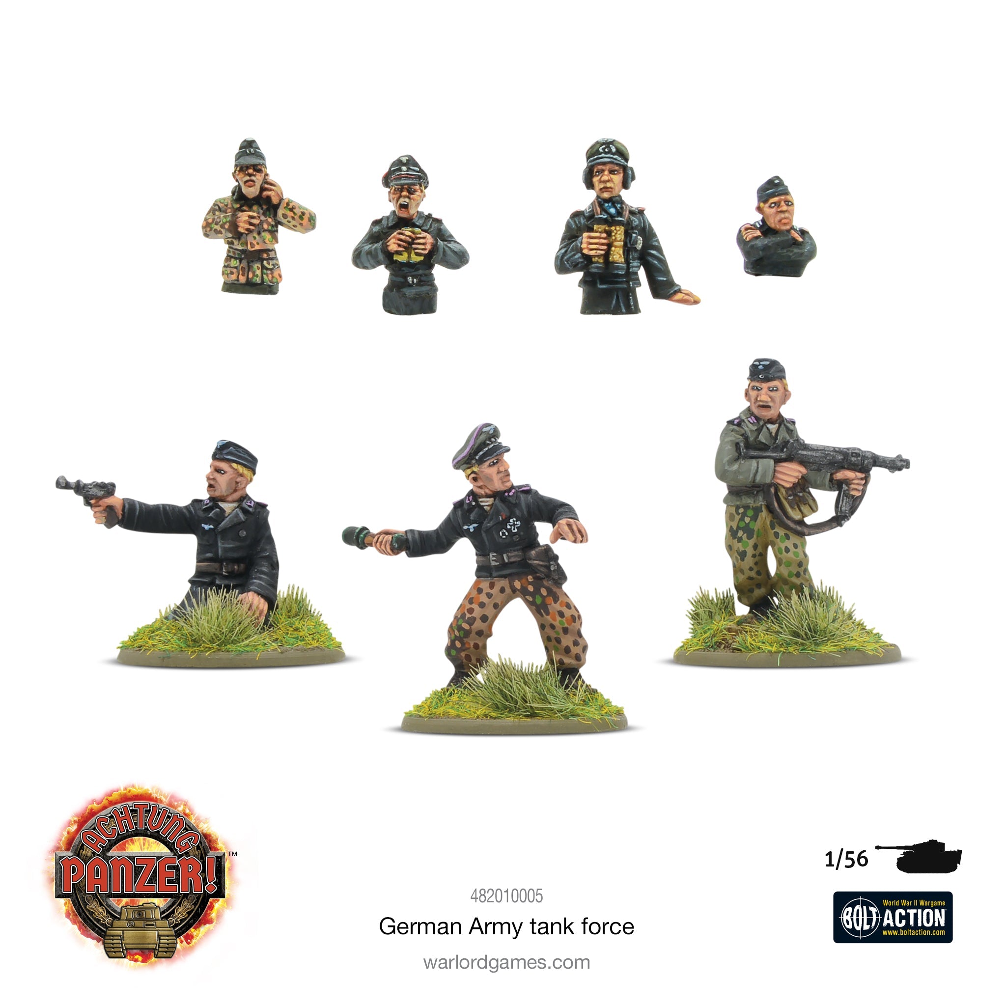 Achtung Panzer! German Army Tank Force Tank Crew Figures