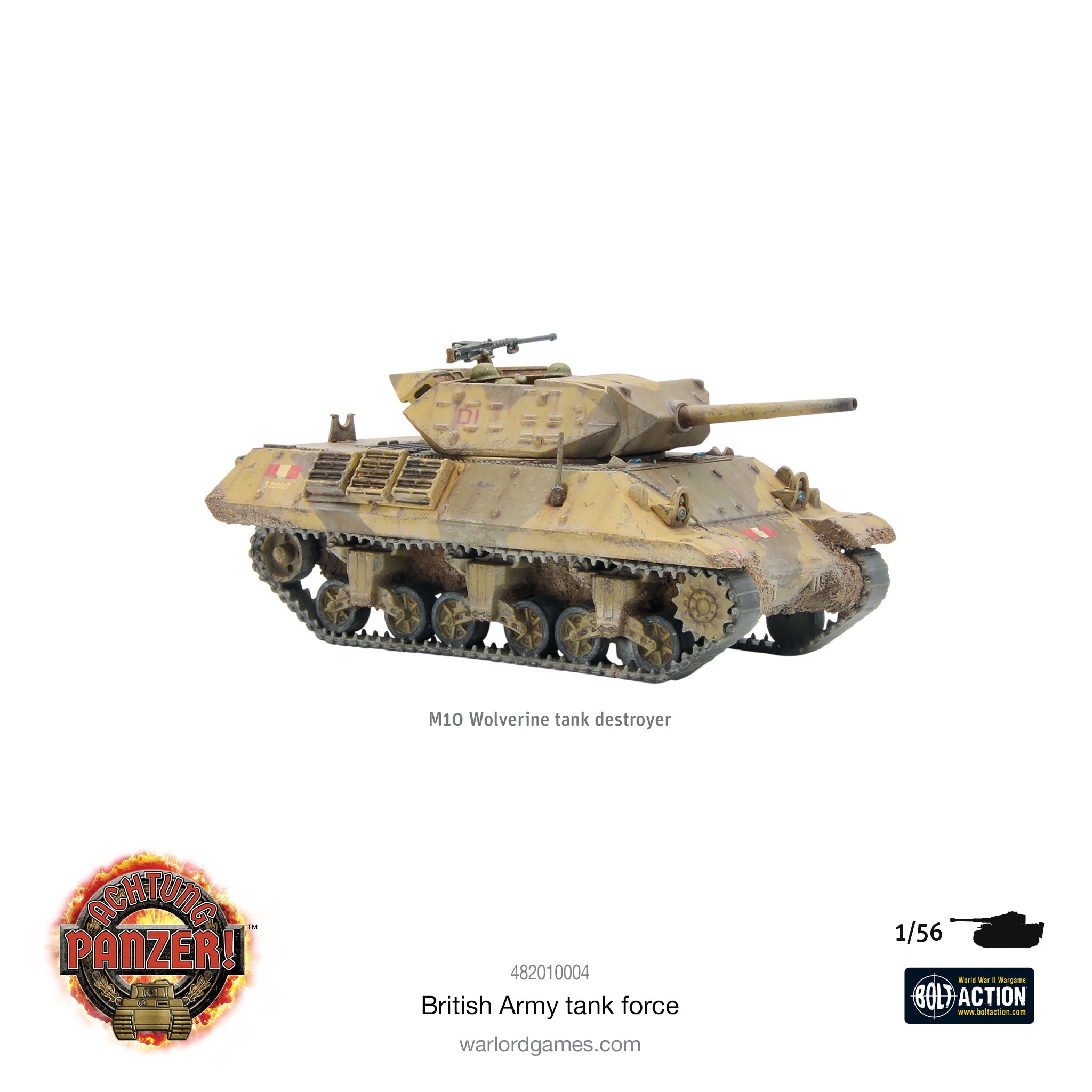 Bolt Action Achtung Panzer! British Tank Force M10 Wolverine
