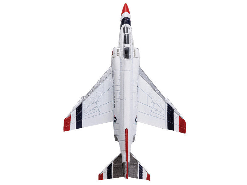 Top down view of Air Force 1 F-4E Phantom Thunderbirds diecast aircraft 