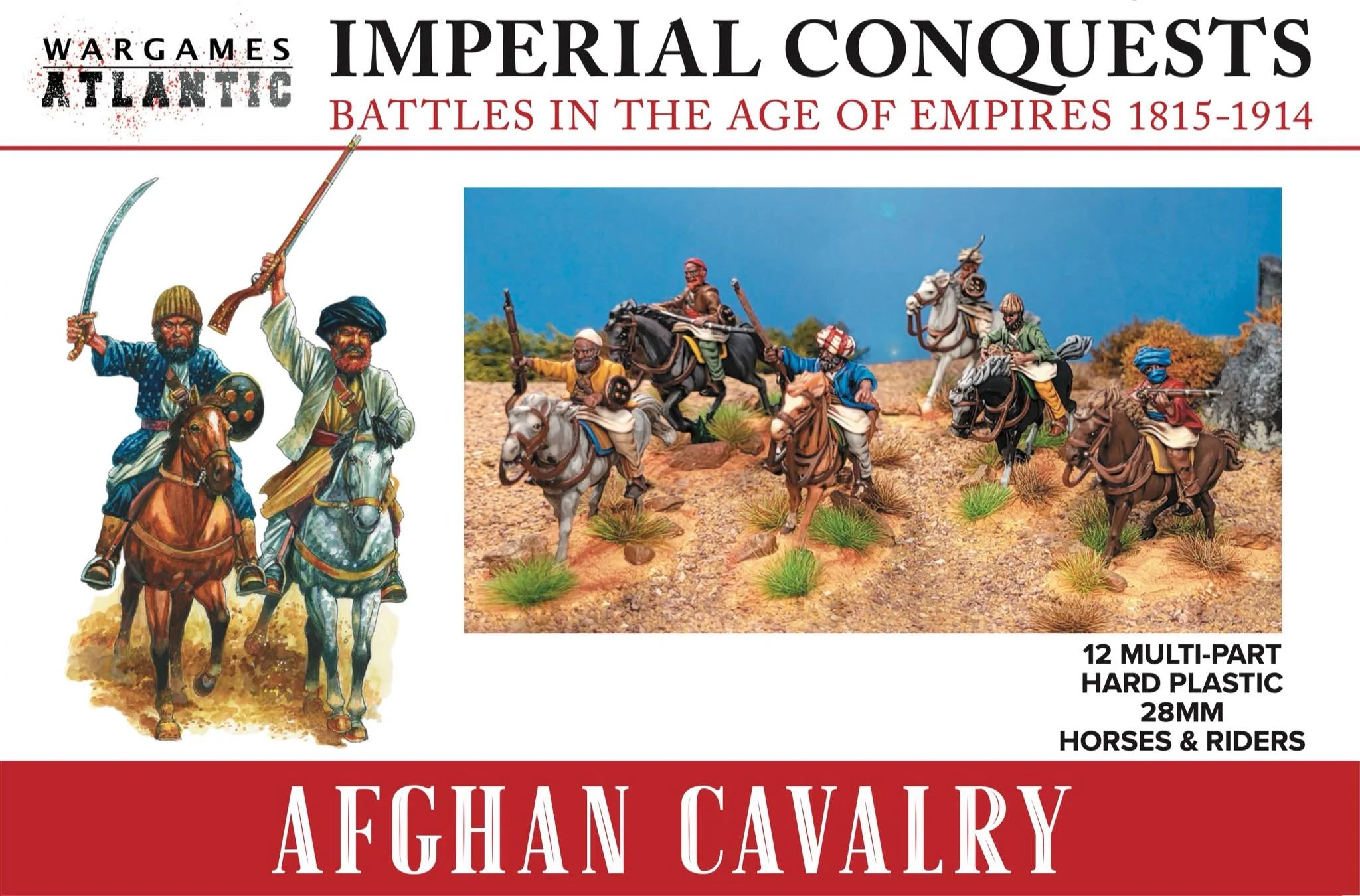 Wargames Atlantic Afghan Cavalry box front