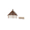 Age of SAGA Medieval Dwelling 28 mm Scale Miniature Game Scenery Back of Dwelling
