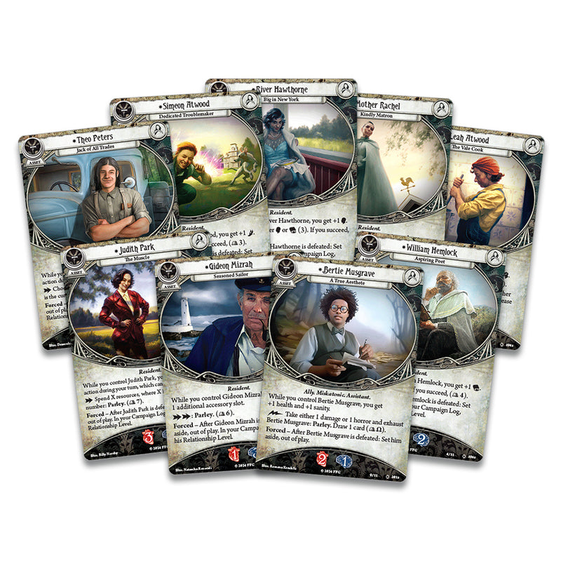 Arkham Horror The Card Game: The Feast of Hemlock Vale Campaign Expansion Sample Cards