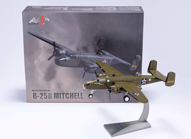 North American B-25B Mitchell “Whirling Dervish” Doolittle Raid, 1942 1/72 Scale Diecast  Packaging