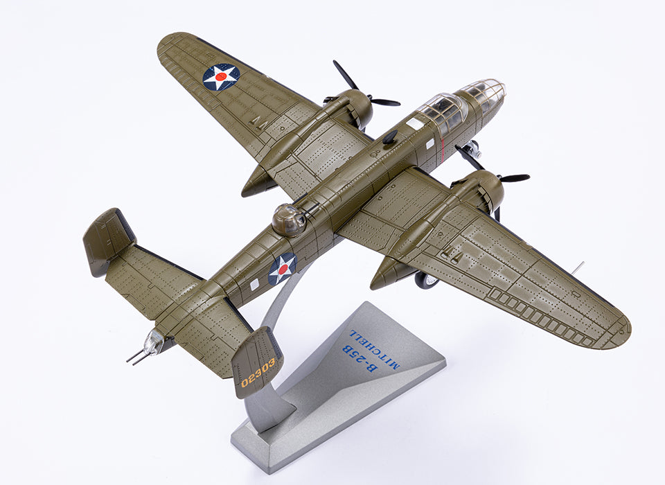 North American B-25B Mitchell “Whirling Dervish” Doolittle Raid, 1942 1/72 Scale Diecast  Right Rear View