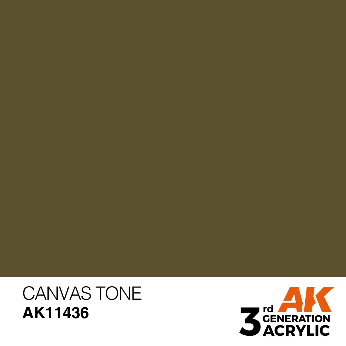 Canvas Tone  AK11430 color swatch for WWII French Army historical accuracy.