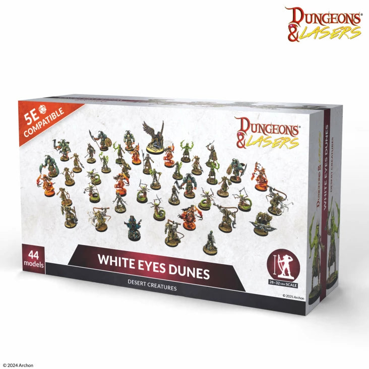 Archon Studio White Eyes Dunes Desert Creatures Miniatures Box