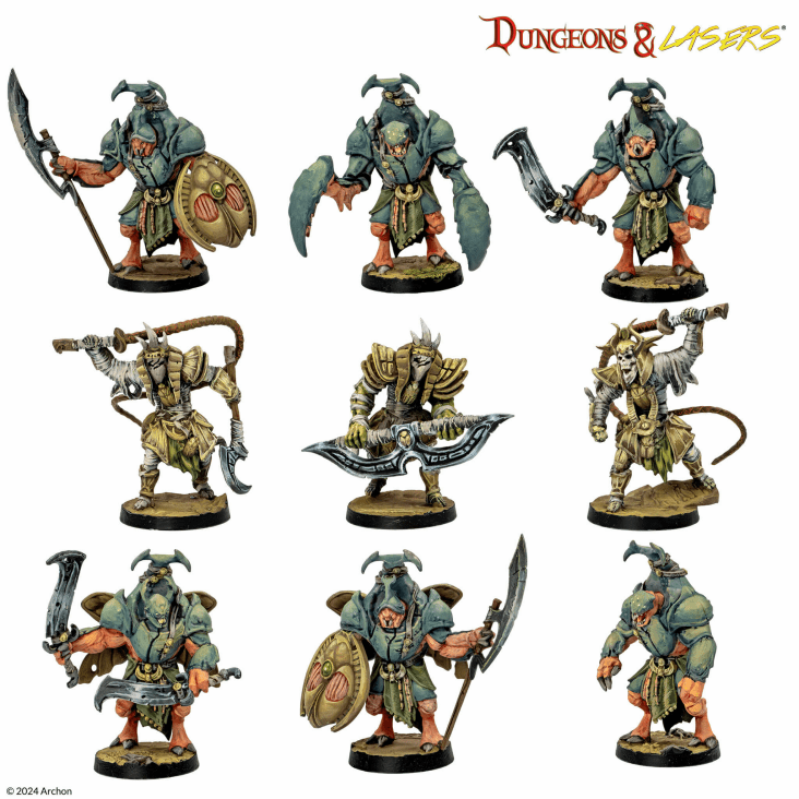 Dungeons And Lasers White Eyes Dunes Eternal Soldiers Miniatures By Archon Studio