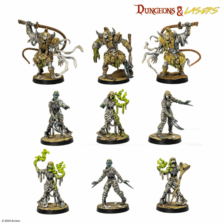 Archon Studio White Eyes Dunes Painted Efreets Mummies