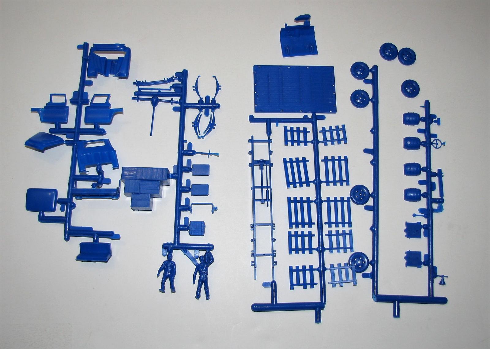 Atlantis Models 1955 Chevy Stake Truck Sprues