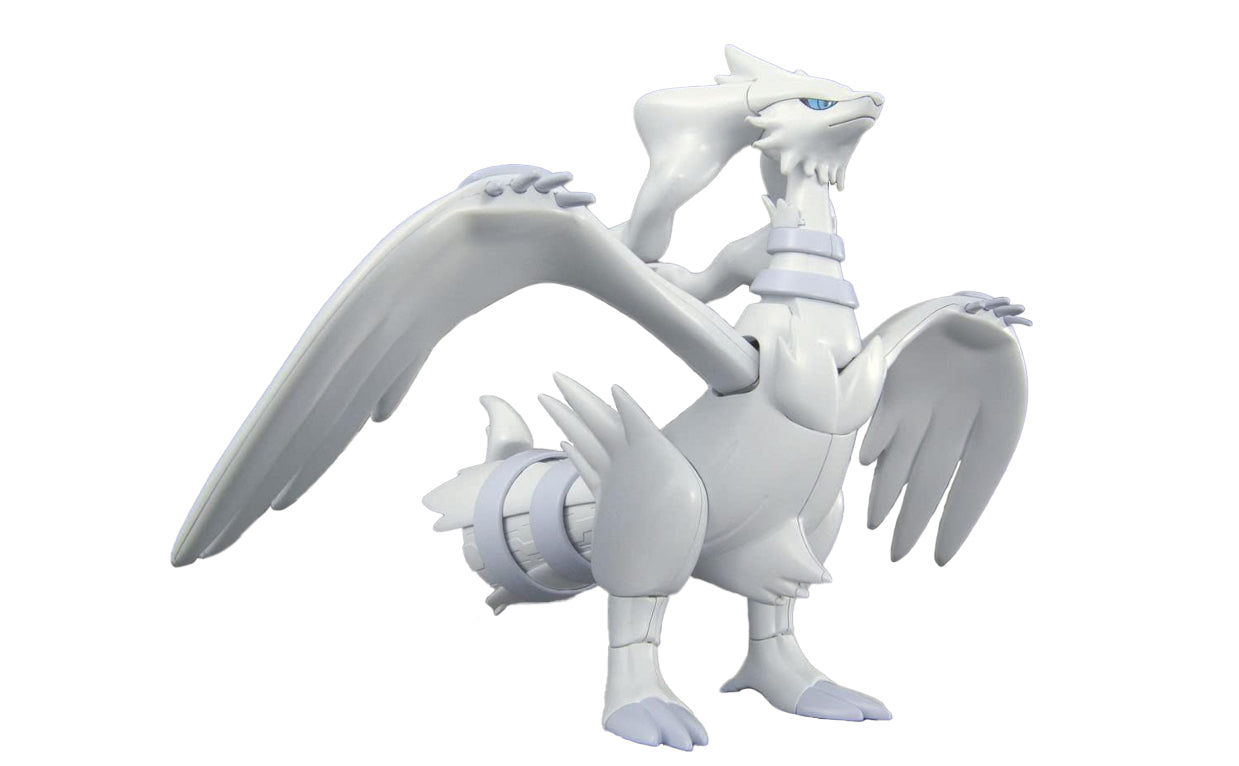 Bandai Spirits Pokemon Plamo 16 Reshiram legendary model kit in a standing wing-spread pose