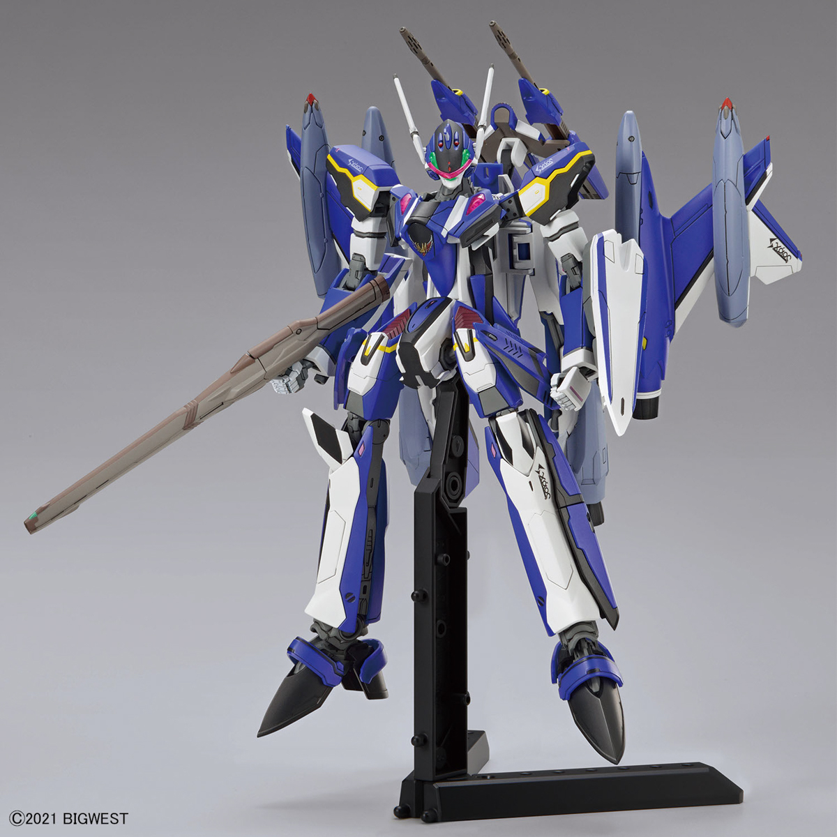 Macross High Grade YF-29 Durandal Valkyrie (Maximilian Jenius), 1:100 Scale Model Kit Battleroid Mode