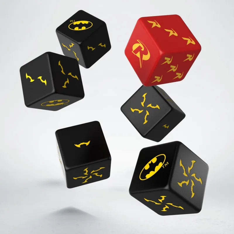 Batman Miniature Game, Batman Dice Set Close Up