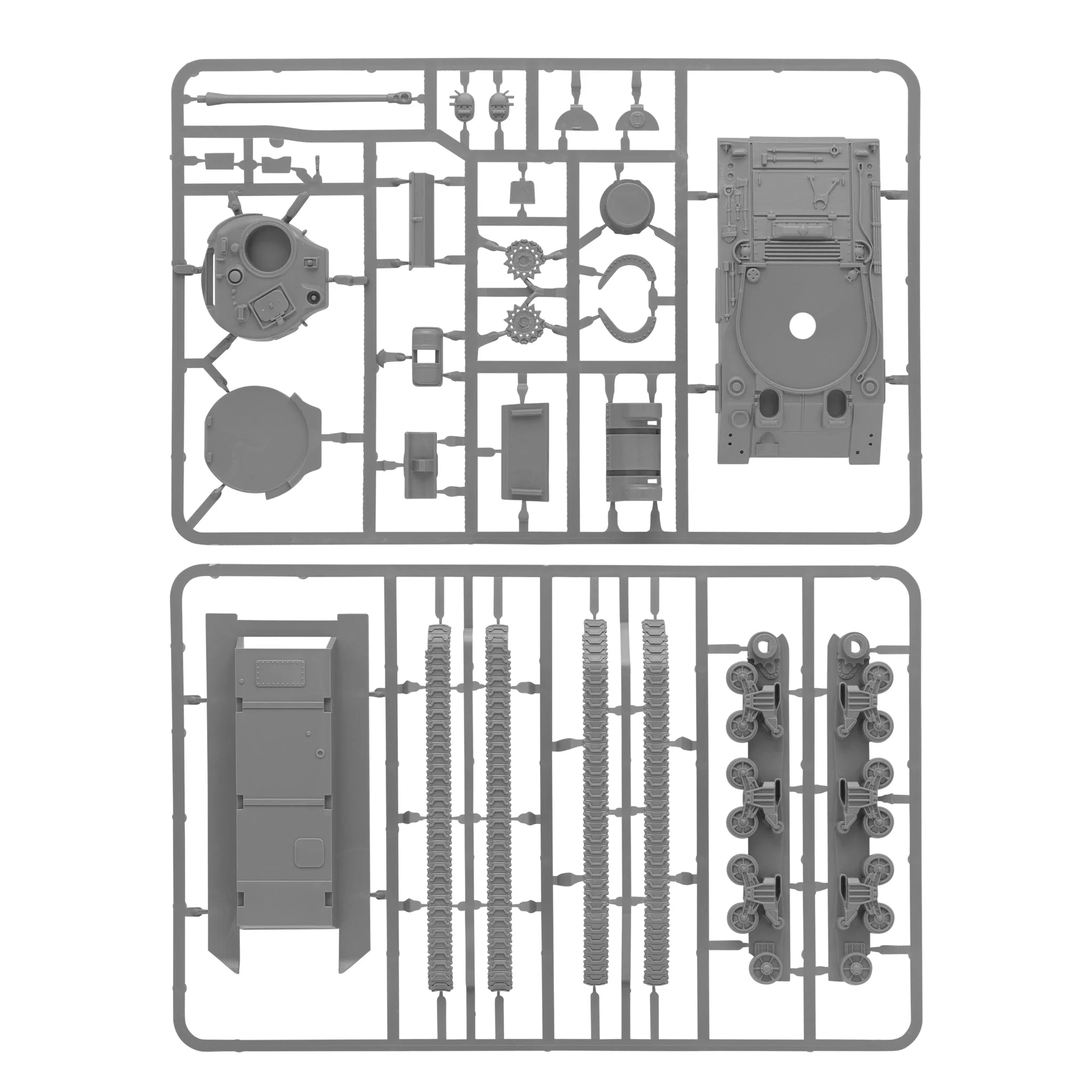 Warlord Games 1/56 Scale Sherman Firefly Vc Plastic Model Tank Sprue
