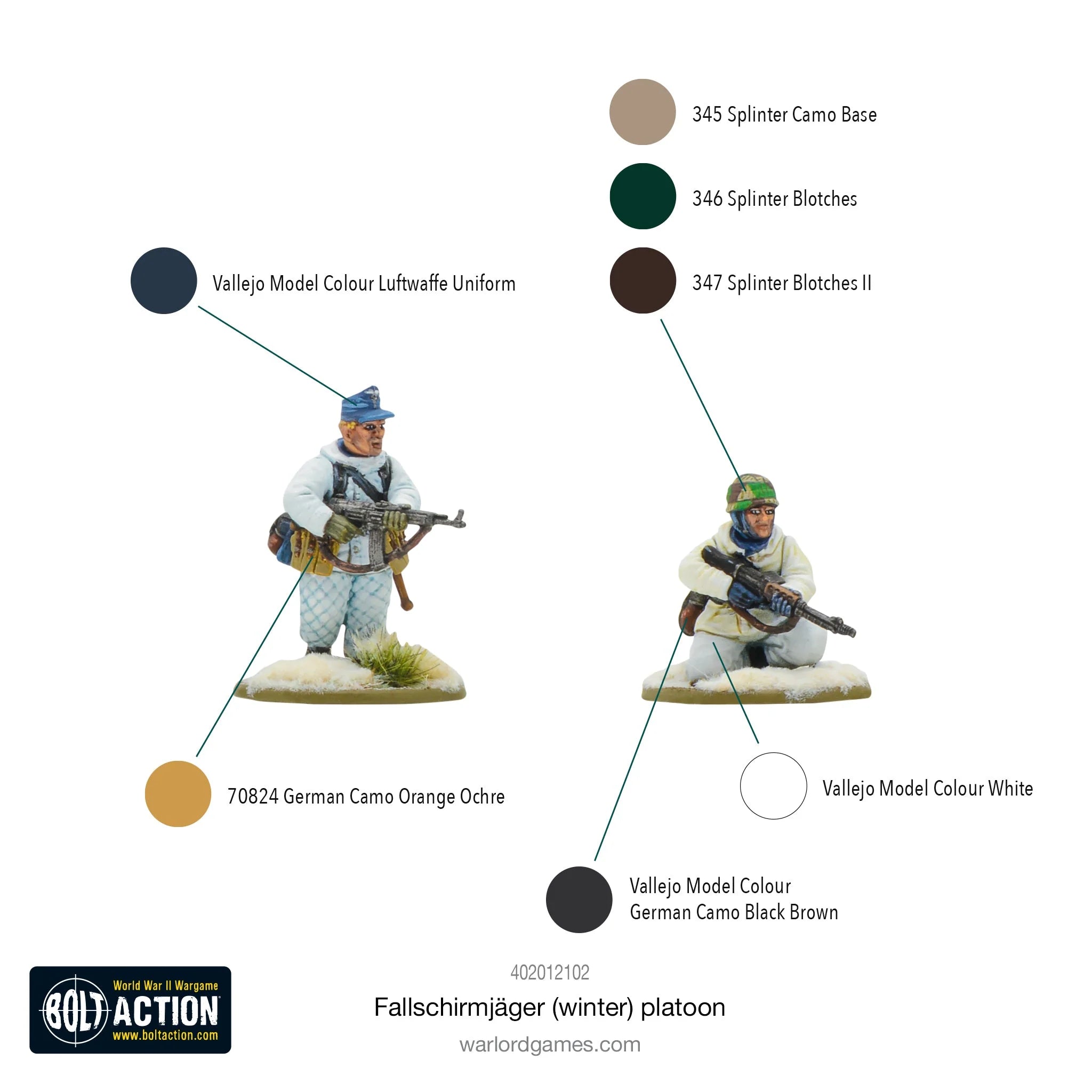 Warlord Games Bolt Action Winter Fallschirmjäger Figure Paint Guide