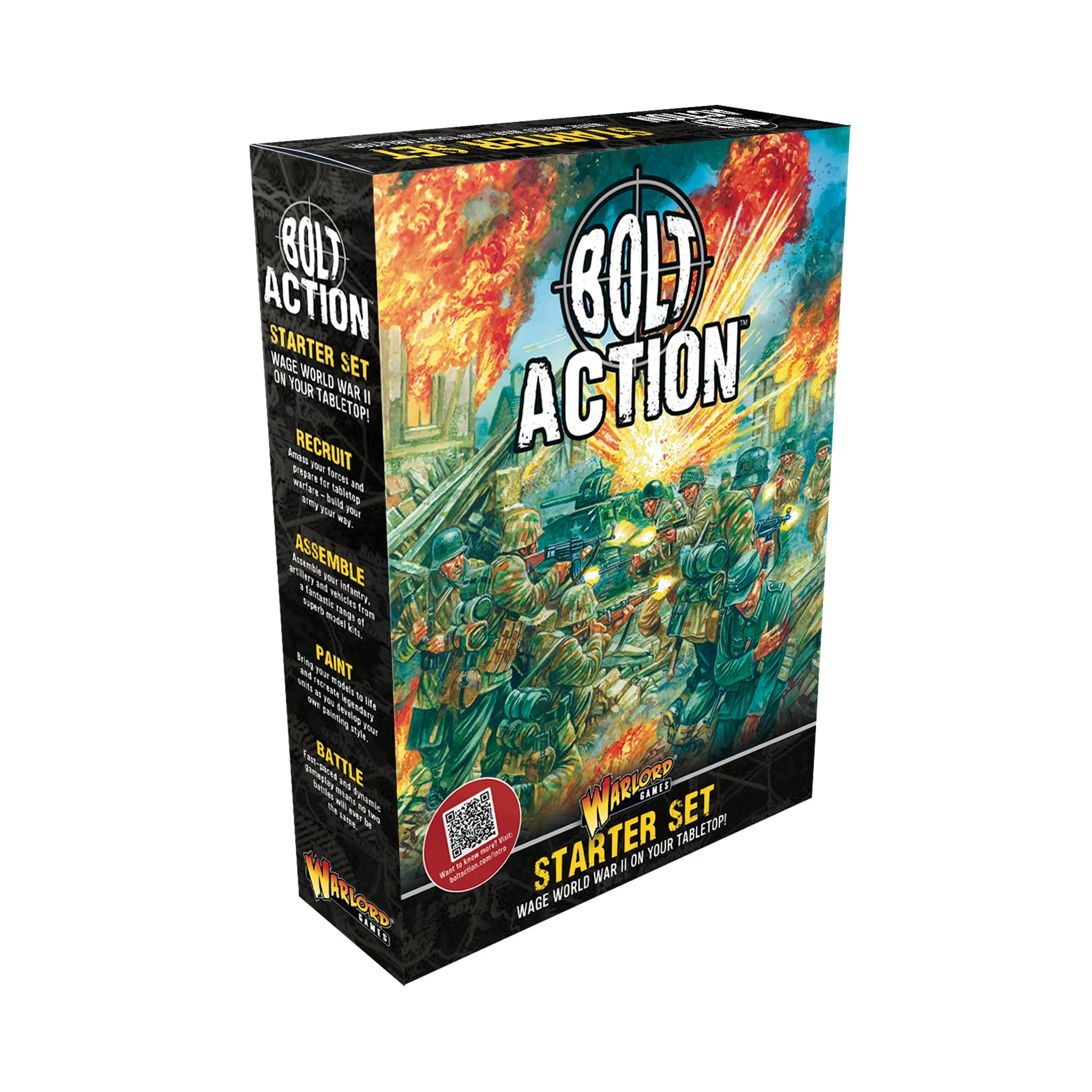 Warlord Games Bolt Action Tabletop Wargame Starter Set Box Packaging