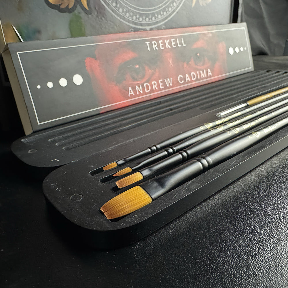 Andrew Cadima X Trekell Limited Edition Brush Box and Contents
