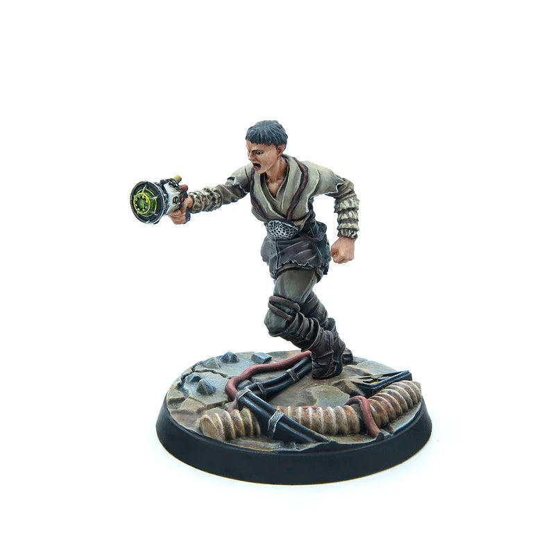 Studio painted Fallout Children of Atom Female Cultist 