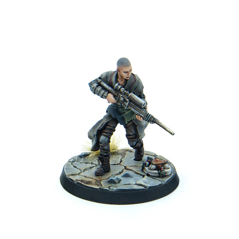 Studio painted Fallout Children of Atom Female Cultist 2