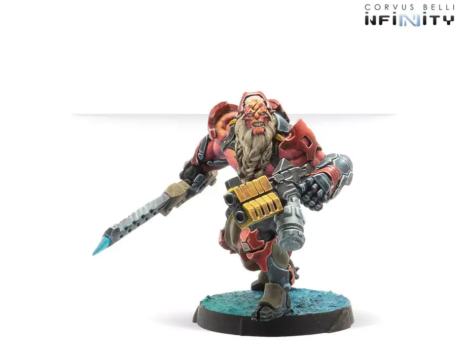 Infinity Combined Army Daturazi Witch Soldier with Chain Rifle miniature