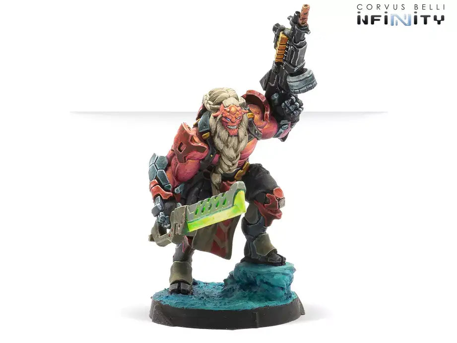 Infinity Combined Army Daturazi Witch Soldier with Boarding Shotgun