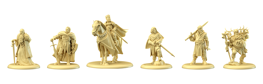 A Song of Ice & Fire House Baratheon Heroes 3 Miniatures 